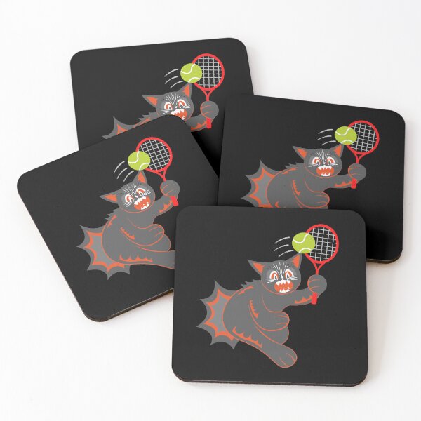 Item preview, FUNNY CAT PLAYING TENNIS - Funny Cat Pictures designed and sold by FunnyCatsFam.