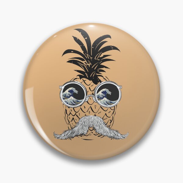 Item preview, Cool Pineapple - Hokusai Wave designed and sold by vooART.