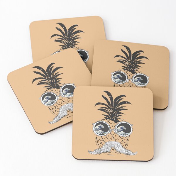 Item preview, Cool Pineapple - Hokusai Wave designed and sold by vooART.