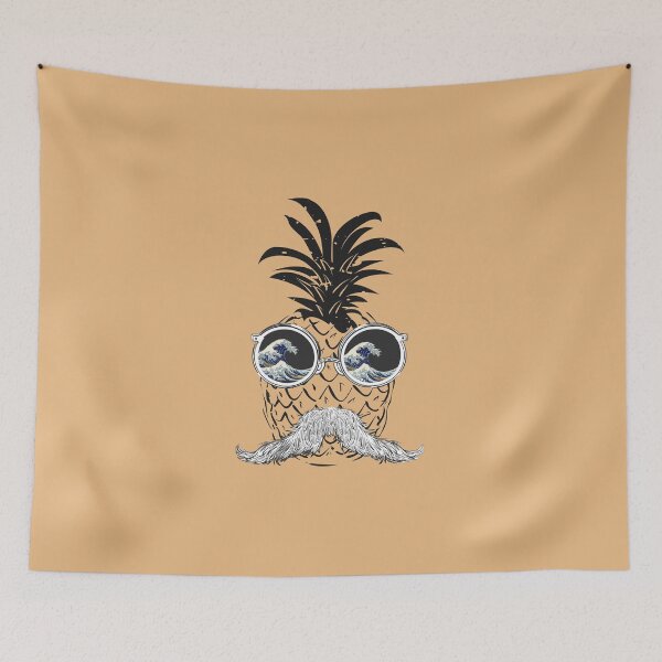 Item preview, Cool Pineapple - Hokusai Wave designed and sold by vooART.