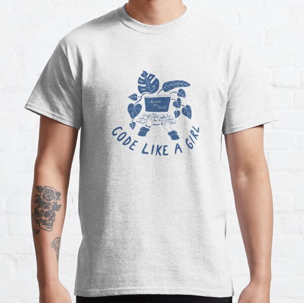 Code Like a Girl - Break the Bias Classic T-Shirt