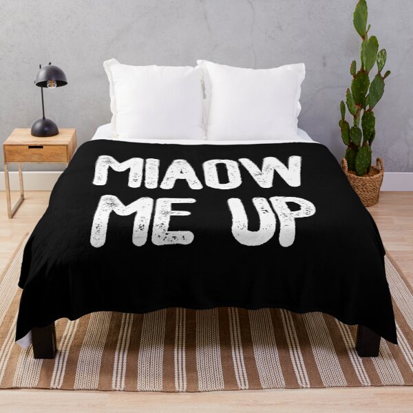 Item preview, Miaow Me Up (White Text) designed and sold by meowmeup.