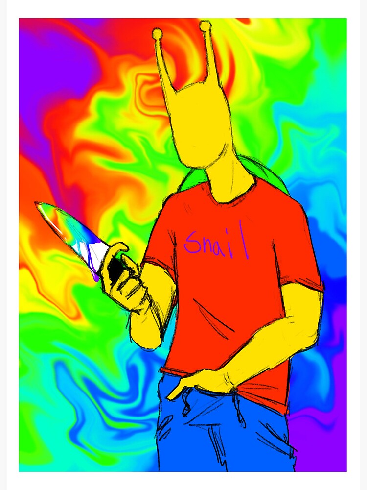 SNAILMAN IS FUCKING REAL!!! Art Board Print