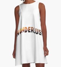 Wanderlust Outline A-Line Dress