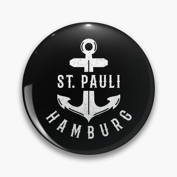 Item preview, St. Pauli Hamburg Anchor Moin North German Kiez Reeperbahn designed and sold by Macphisto Shirts.