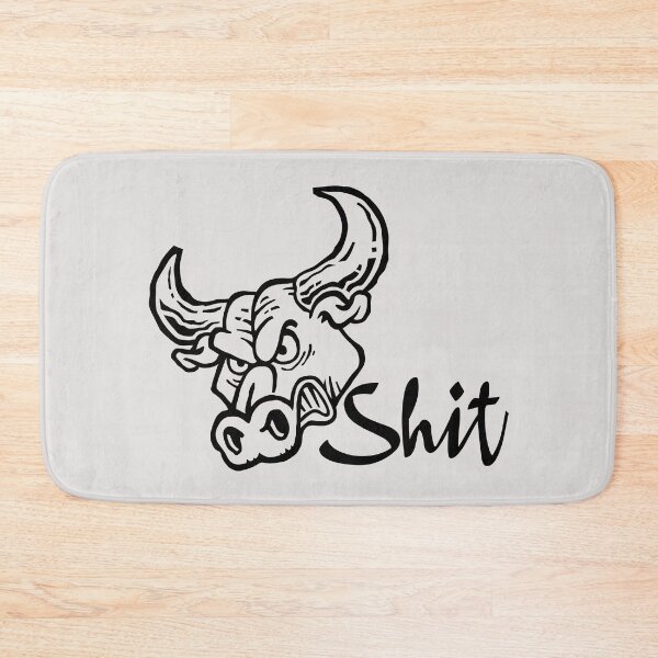 Item preview, Bullshit - Funny bull head  designed and sold by pixxart.