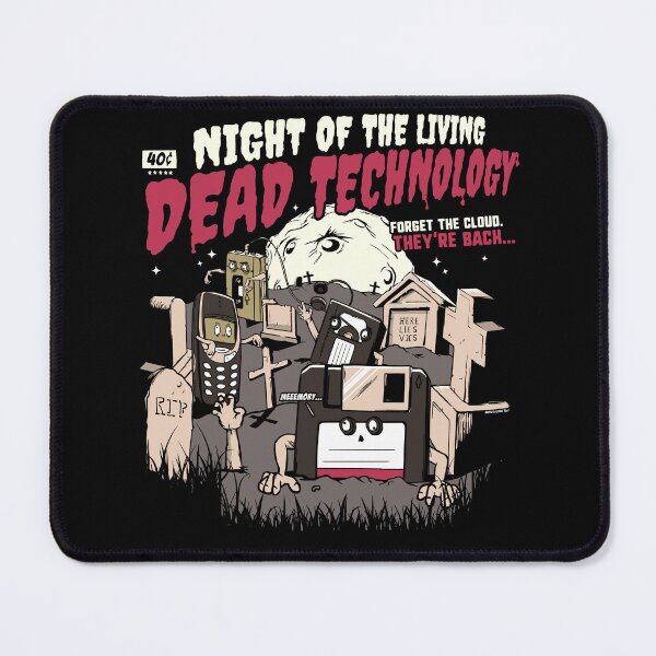 Item preview, The Living Dead Technology Funny Halloween Geeky designed and sold by Nerd Shizzle.
