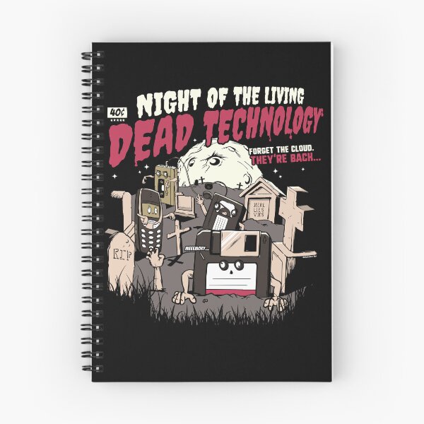 Item preview, The Living Dead Technology Funny Halloween Geeky designed and sold by Nerd Shizzle.