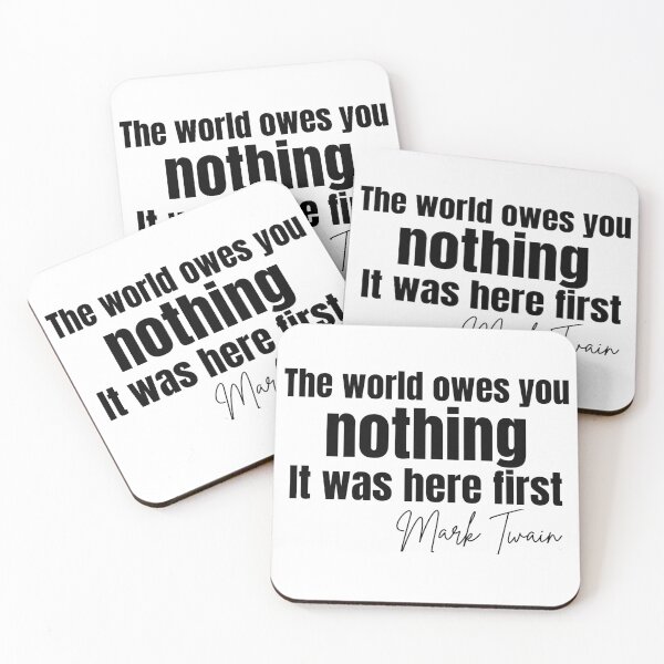 Item preview, The World Owes You Nothing designed and sold by DsignTByMason.