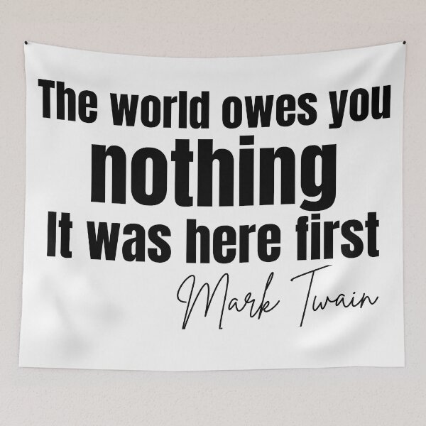 Item preview, The World Owes You Nothing designed and sold by DsignTByMason.