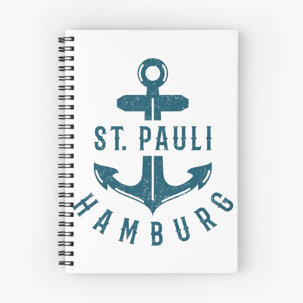Item preview, St. Pauli Hamburg Anchor Moin North German Kiez Reeperbahn designed and sold by Macphisto Shirts.