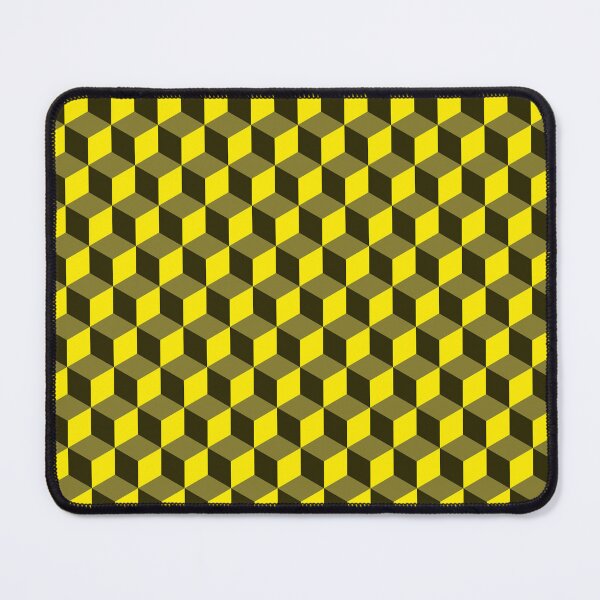 Item preview, yellow cubes pattern designed and sold by JPS-CREATIONS.