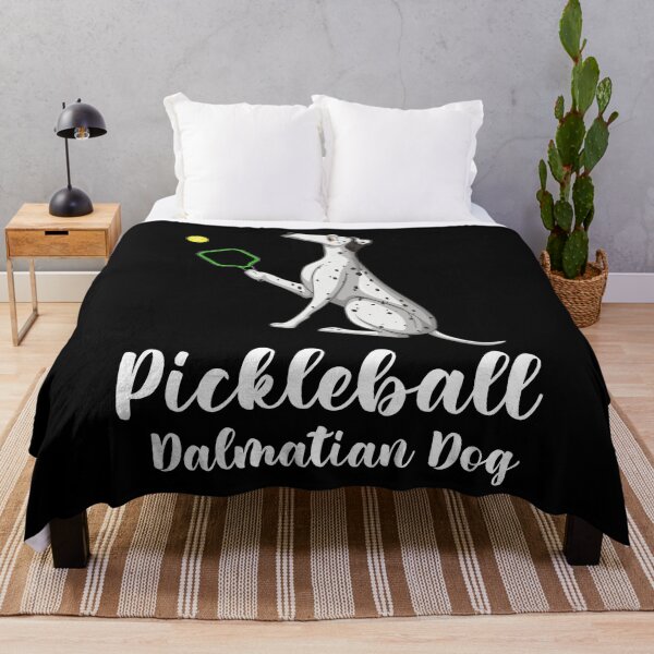 Item preview, Pickleball Dalmatian Dog, funny pickleball  designed and sold by BeckFrankie.
