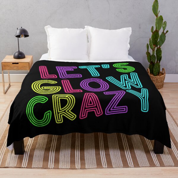 Item preview, Let's Glow Crazy Retro Neon 80s Rave Color Party designed and sold by Urlan.