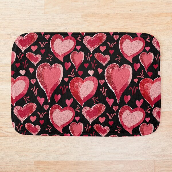 Item preview, Red Black Heart Pattern designed and sold by OneLook.