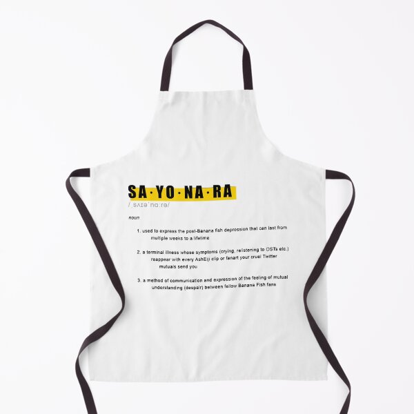 Item preview, Banana Fish SAYONARA Definition Design Classic . designed and sold by bridgesrice82.