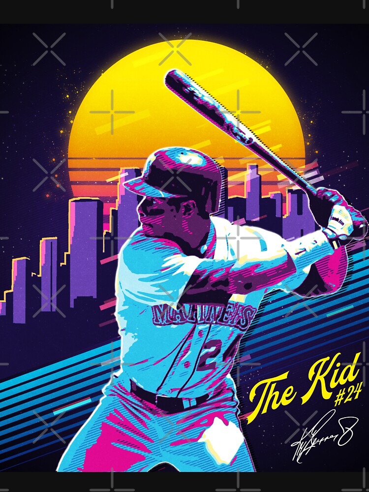 Ken Griffey Jr The Kid Baseball Vintage Retro 80s 90s Rap Style Classic T- Shirt