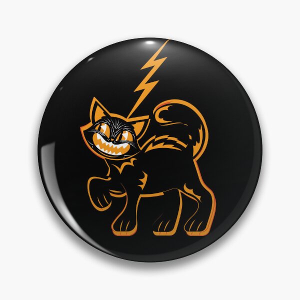 Item preview, Cat Lightning - Funny Cat with an Orange Lightning Bolt - Funny Cat Pictures  designed and sold by FunnyCatsFam.