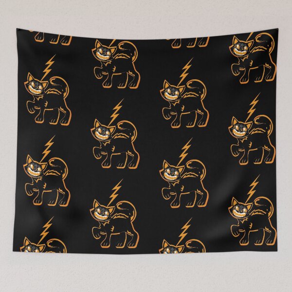 Item preview, Cat Lightning - Funny Cat with an Orange Lightning Bolt - Funny Cat Pictures  designed and sold by FunnyCatsFam.