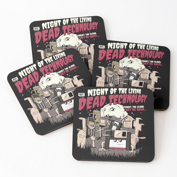 Item preview, The Living Dead Technology Funny Halloween Geeky designed and sold by Nerd Shizzle.