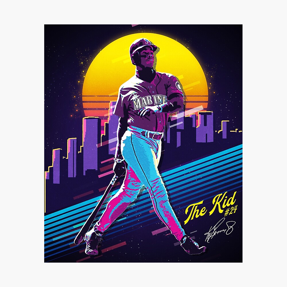 Ken Griffey Jr The Kid Seattle Baseball Legend Signature Vintage Retro 80s 90s Bootleg Rap Style Hip-hop Music Classic T-Shirt | Redbubble