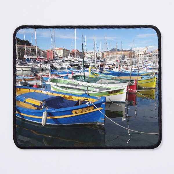 Item preview, Colourful Boats at Bay. Nice, France designed and sold by exploramum.
