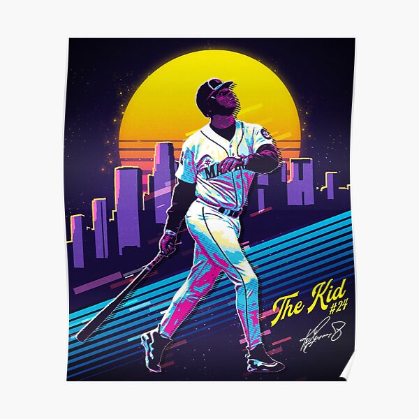Ken Griffey Jr The Kid Baseball Vintage Retro 80s 90s Rap Style Poster  for Sale by WendellQuigley