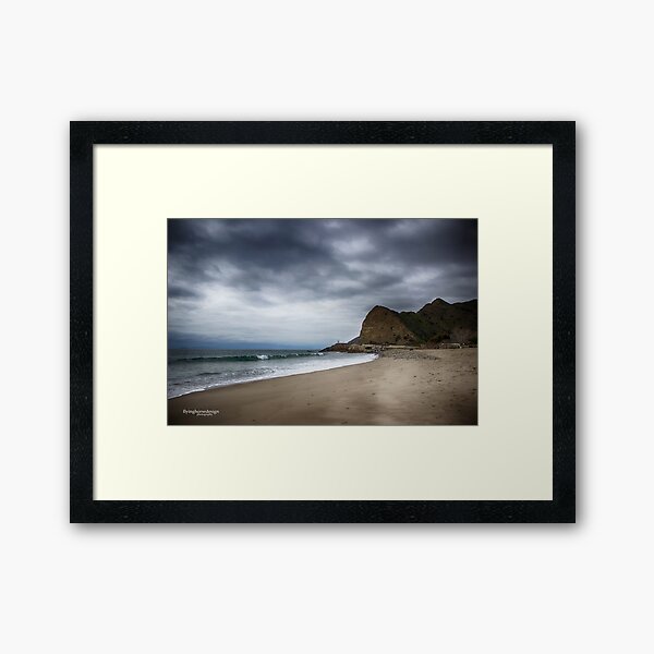 Point Mugu - Malibu winter Framed Art Print