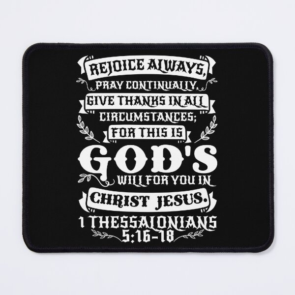 Item preview, 1 Thessalonians 5:16-18 Rejoice Always Pray Continually designed and sold by plushism.