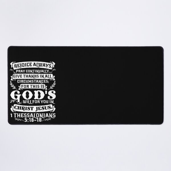 Item preview, 1 Thessalonians 5:16-18 Rejoice Always Pray Continually designed and sold by plushism.