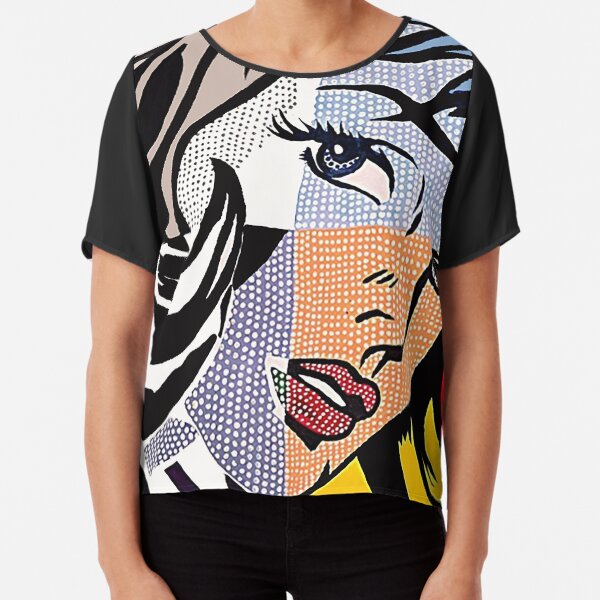 Lichtenstein's Girl Chiffon Top