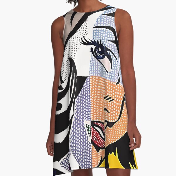 Lichtenstein's Girl A-Line Dress