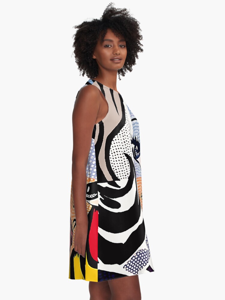 Alternate view of Lichtenstein's Girl A-Line Dress