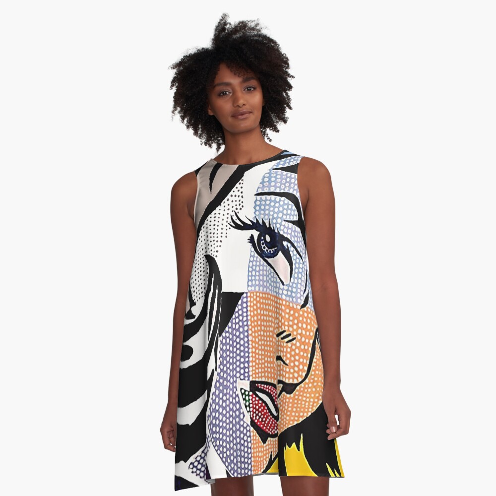 Lichtenstein's Girl A-Line Dress