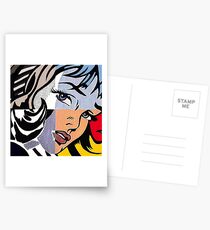 Lichtenstein's Girl Postcards
