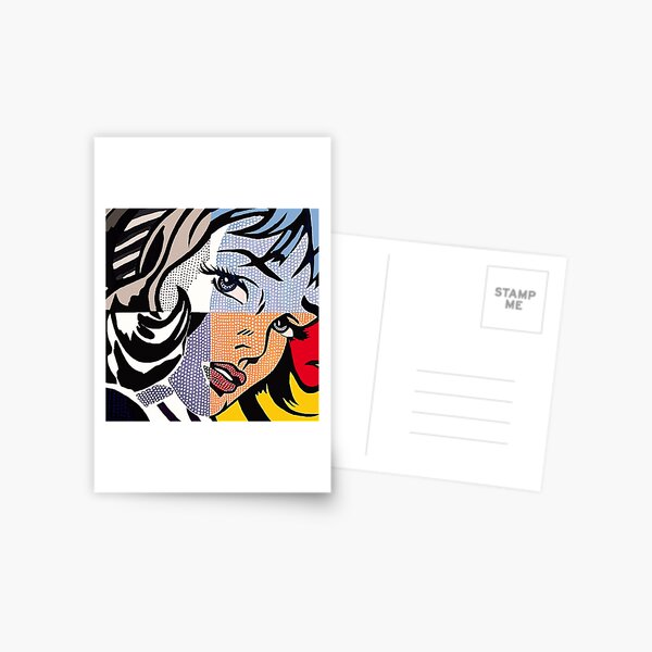 Lichtenstein's Girl Postcard