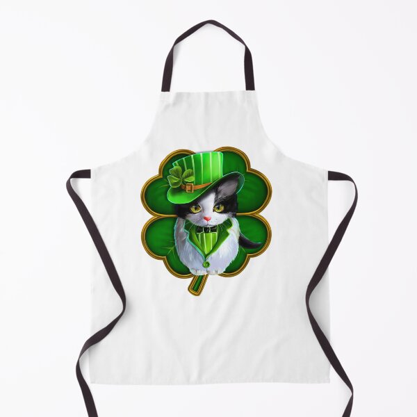 Item preview, Happy Saint Patrick's Day Shamrock Cat designed and sold by Meggie179.