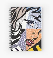 Lichtenstein's Girl Spiral Notebook