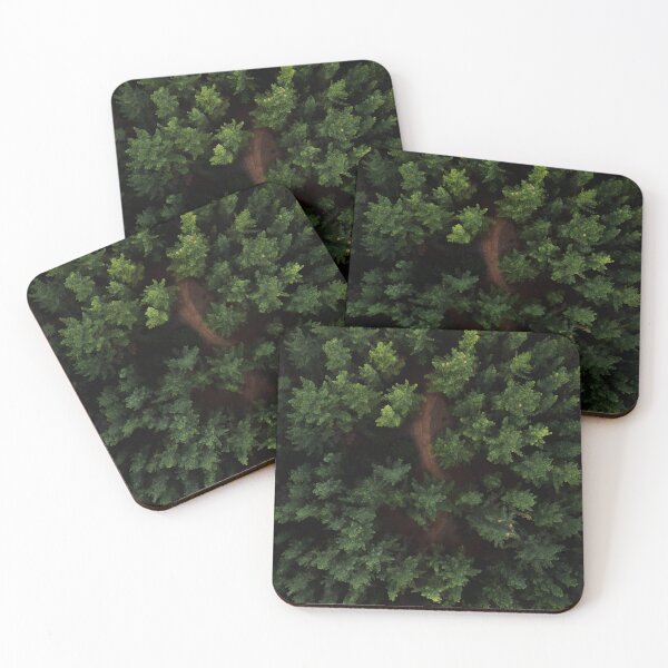 Item preview, Copy of Quilted Patterns, Dense Coniferous Forest, Hiking Expedition designed and sold by Ildar012.