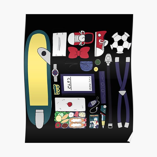 "Detective Conan Gadgets Classic ." Poster for Sale by carlsontrav