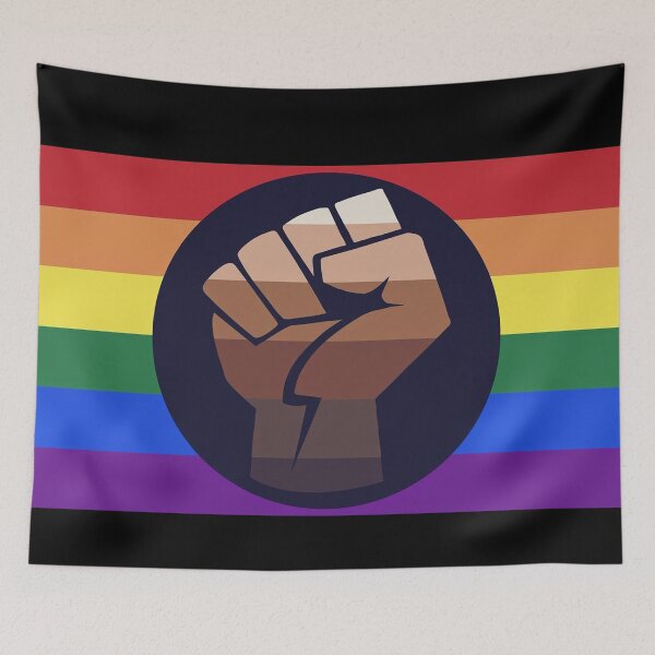 Item preview, BLM Pride flag designed and sold by ArtAndDesignA.