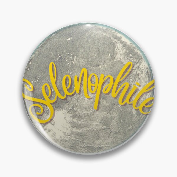Item preview, Selenophile the moon lover illustration graphic text designed and sold by Kietzthetic.