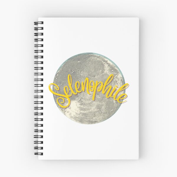 Item preview, Selenophile the moon lover illustration graphic text designed and sold by Kietzthetic.