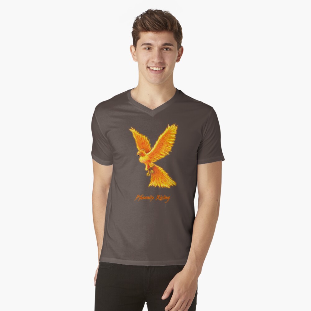 Aperçu de l'œuvre T-shirt col V créée et vendue par VisionQuestArts.