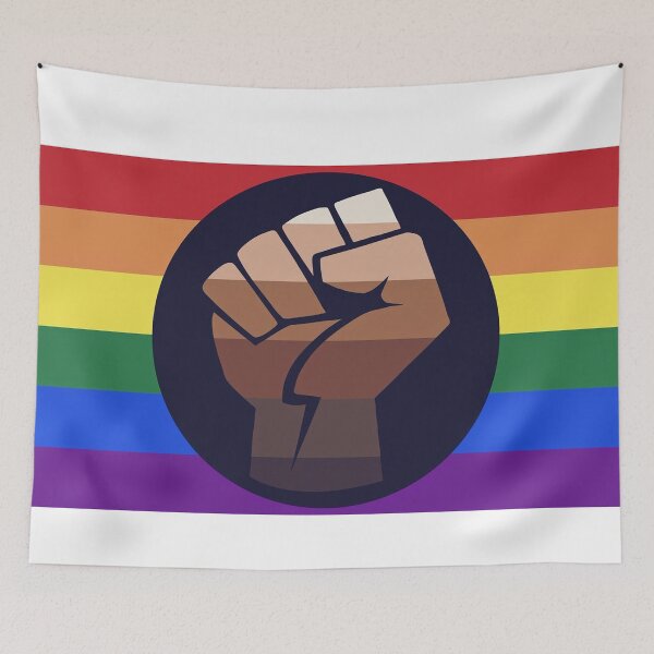 Item preview, BLM Pride flag designed and sold by ArtAndDesignA.