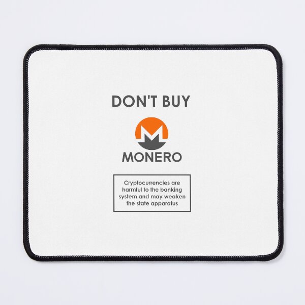 Item preview, DON'T BUY MONERO Sticker designed and sold by DaveInSpace.