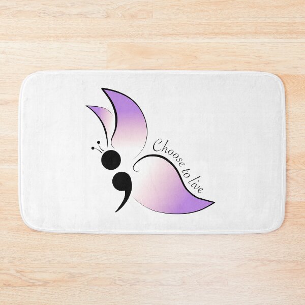 Item preview, Semicolon butterfly - Choose to live designed and sold by CherieTree.