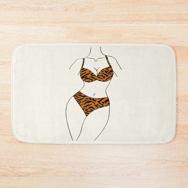 Item preview, Tiger bikini woman - Proud curvy girl  designed and sold by pixxart.