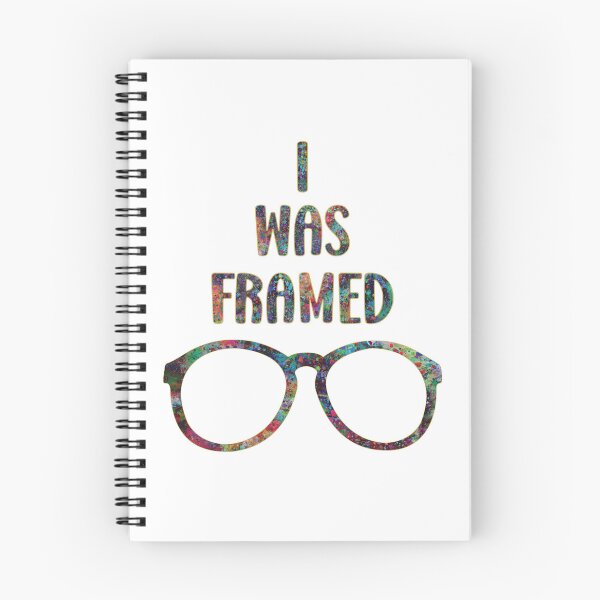 Item preview, I Was Framed Pun Quote With Eyeglasses designed and sold by Primroaddesigns.