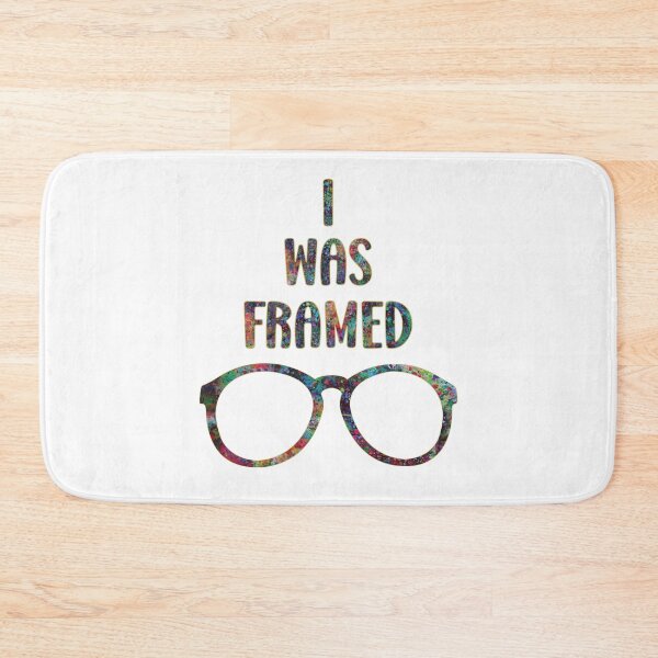 Item preview, I Was Framed Pun Quote With Eyeglasses designed and sold by Primroaddesigns.